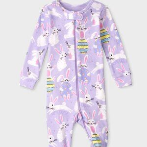 NWT The Children’s Place Baby a Toddler Girls Easter Snug Fit Cotton One Piece